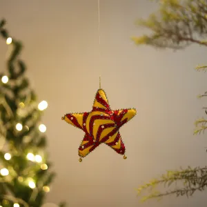 Star Felt Ornament - Handmade Christmas Decor 24