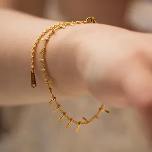 Tassel Spine Dainty Bracelet