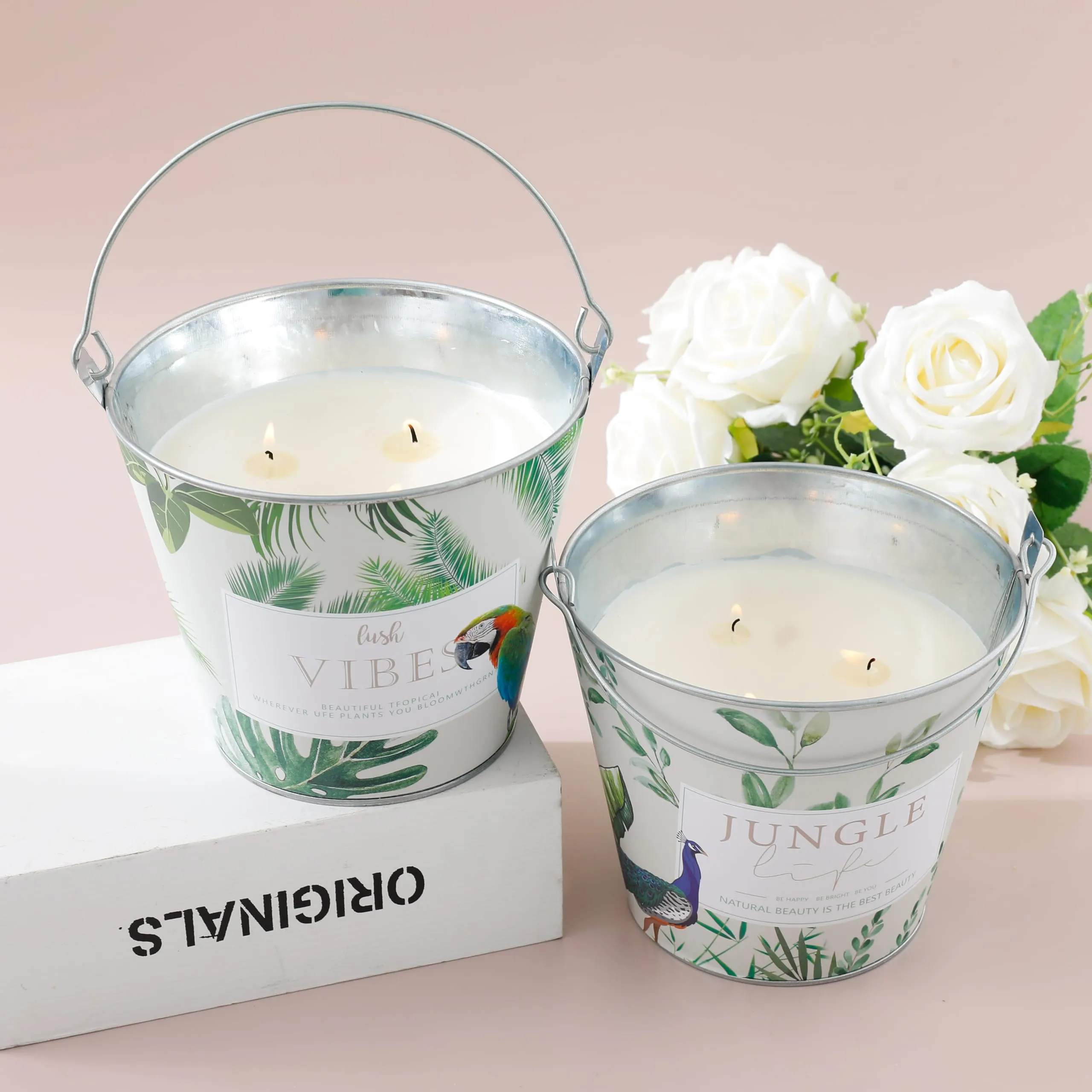 The Better Home Scented Candles for Gifting | 70 Hrs Burn Time | Aromatherapy Soy Wax Candles for Home Decor Fragrance | Aesthetic Candles for Home | Rose Jasmine Aroma Scented Candles for Bedroom