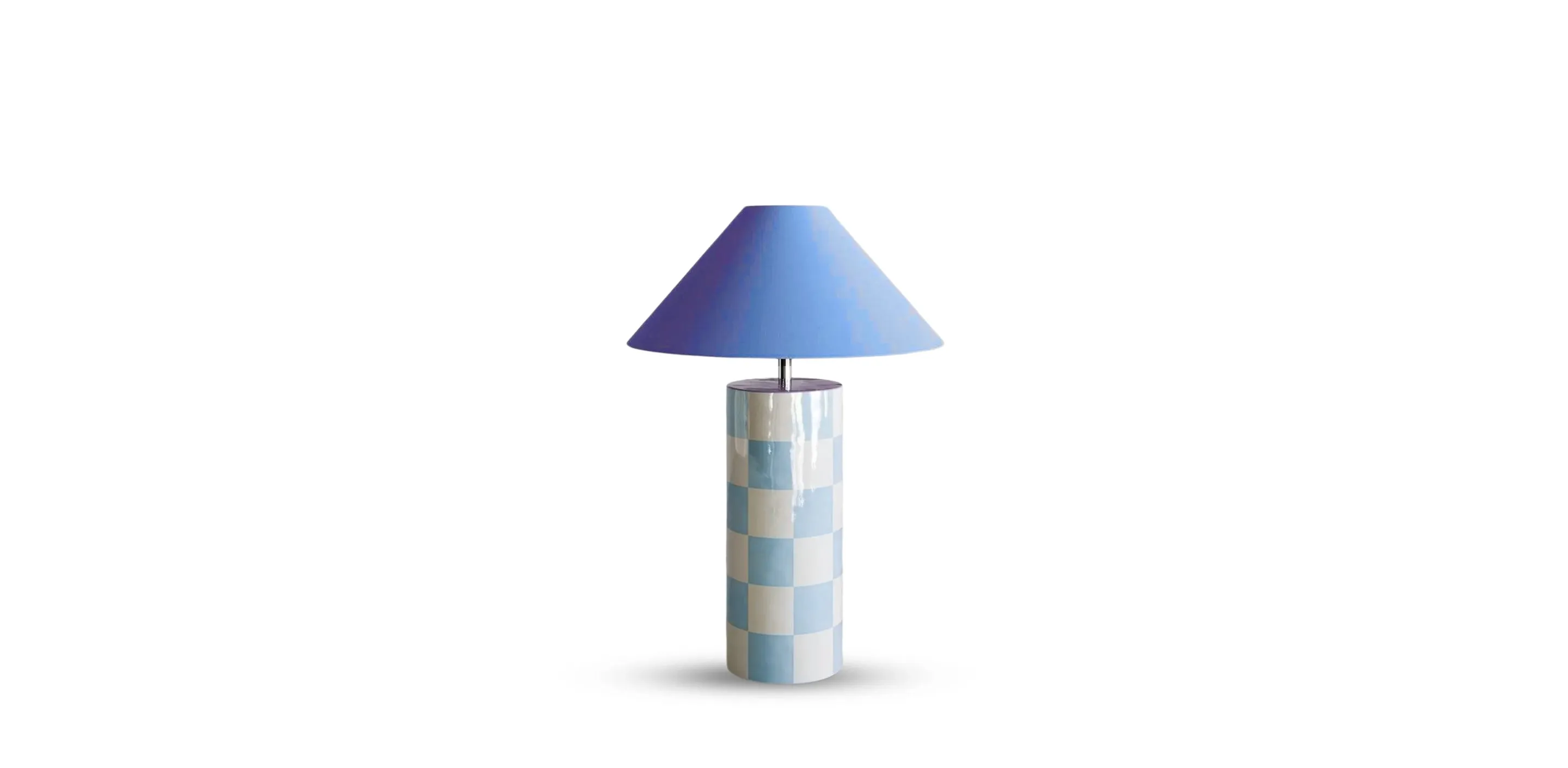 The Organic Checkered Lamp