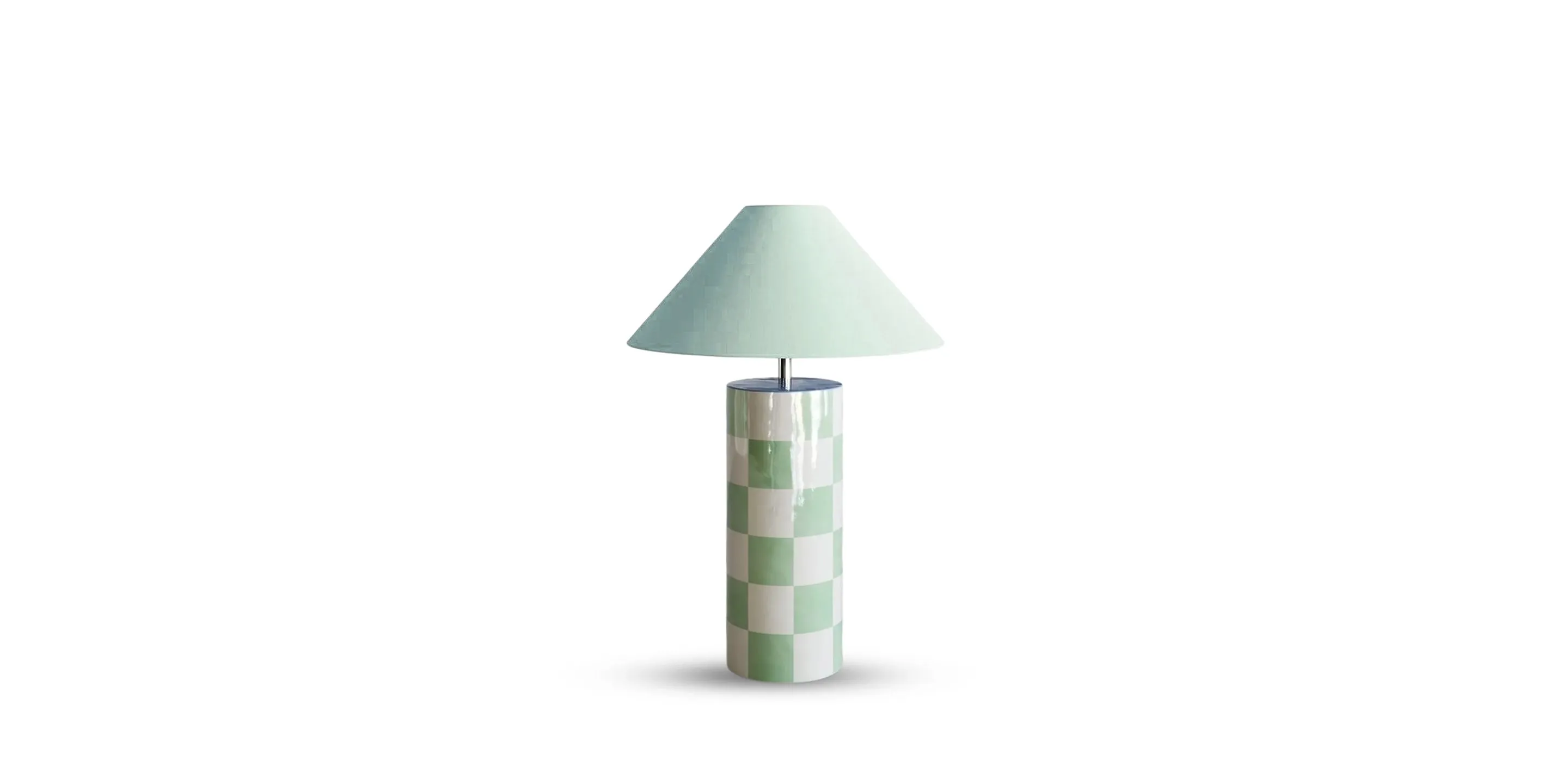 The Organic Checkered Lamp