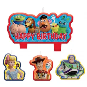 Toy Story 4 Birthday Candle Set 4pk