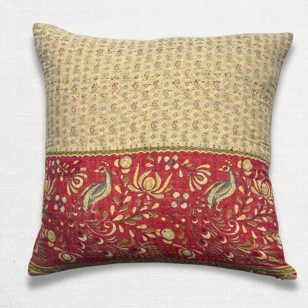 Vintage Sari Pillow (10JF21)