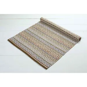 Walton & Co 130cm Barcelona Rug Geometric Pattern 100% Cotton