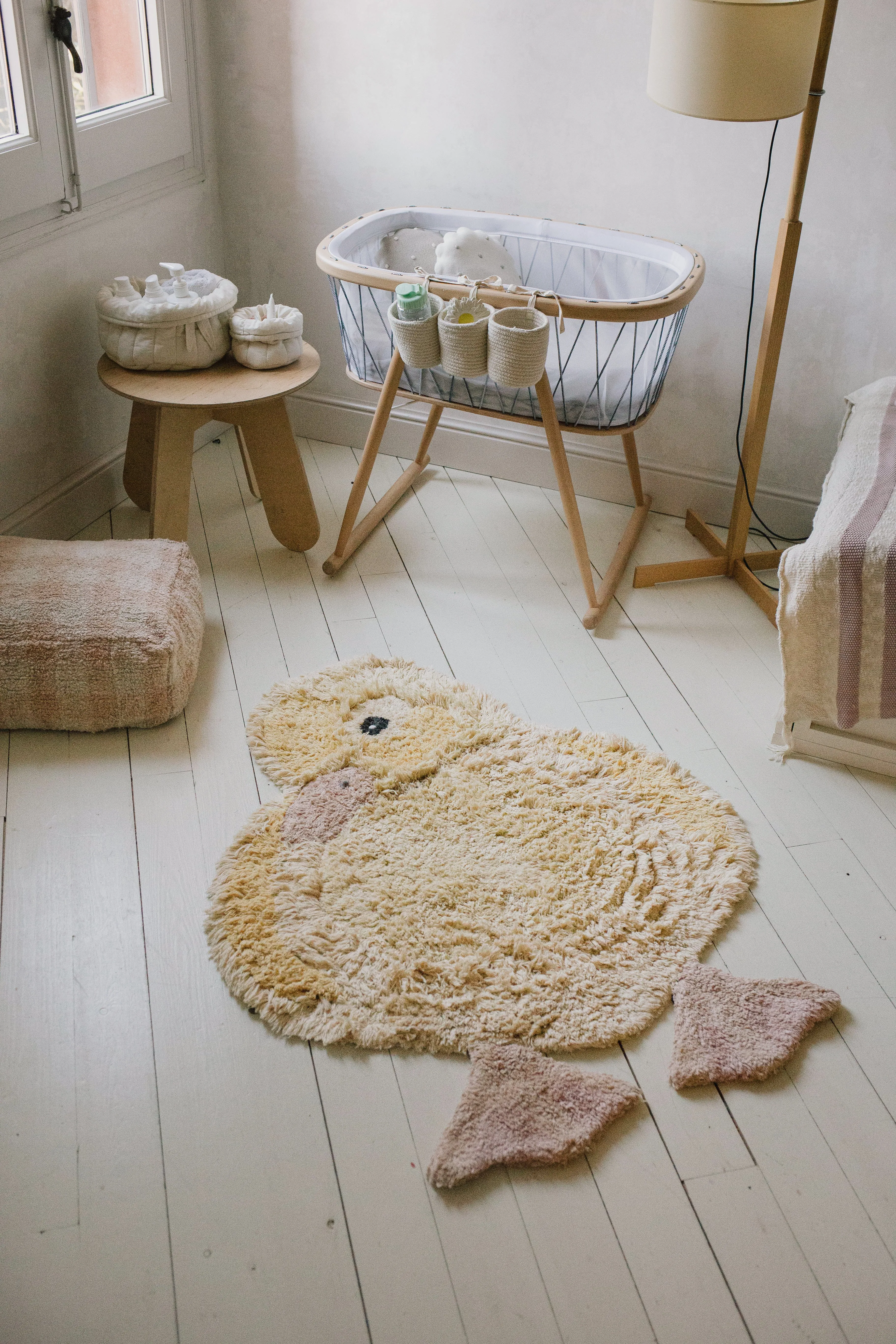 WASHABLE ANIMAL COTTON RUG DUCKY