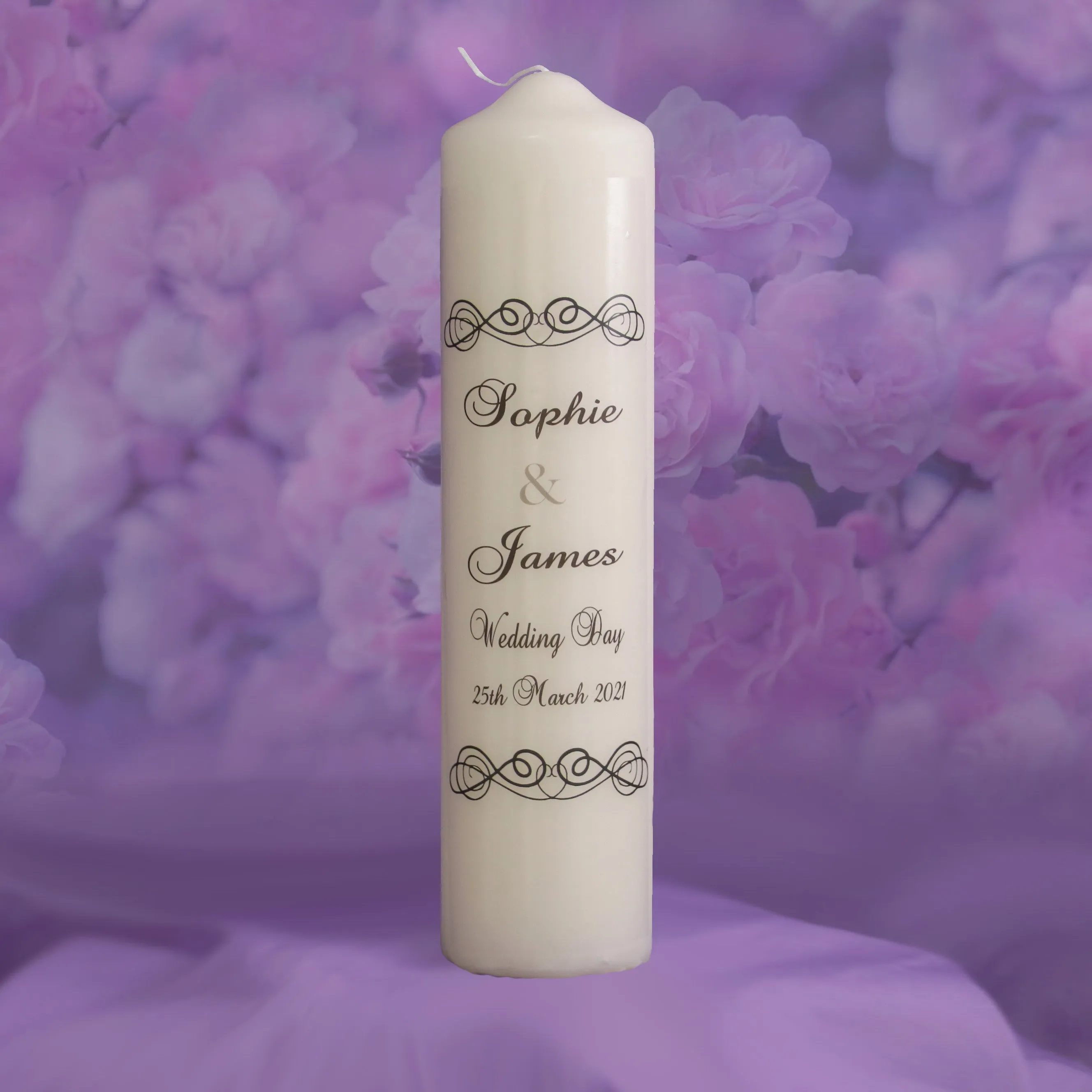 Wedding Candles Luxury Boxed Set - Personalised