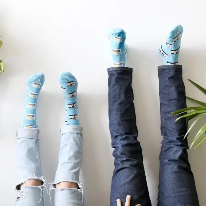 Women's Instant Camera and Photo Socks